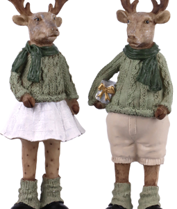 8584 DEERFAMILY FOREST IDYLL S/2